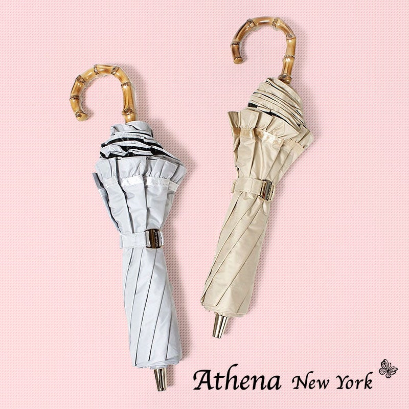 ATHENA NEW YORK アシーナニューヨーク 日傘 晴雨兼用 フリル NOLITA