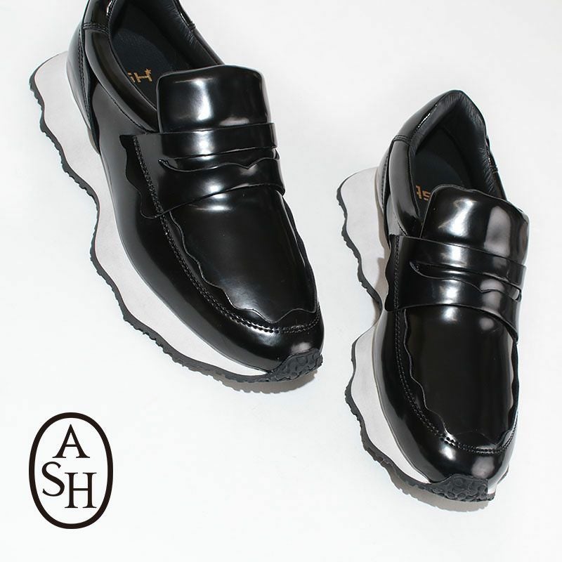 ASH アッシュ SCORPIO ローファースニーカー BLACK 150145 | jolisac