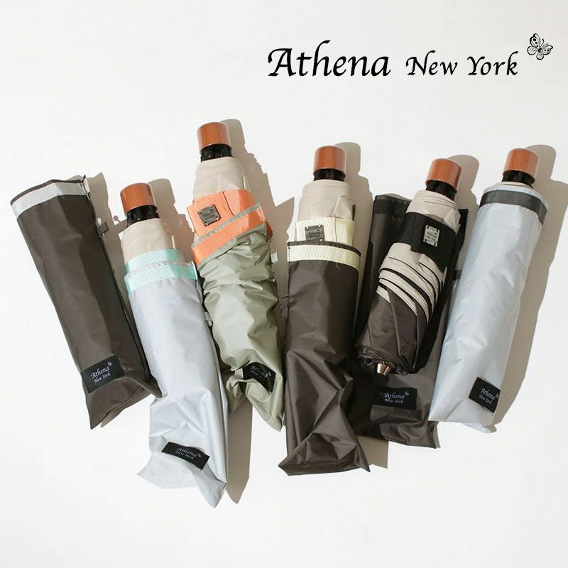 ATHENA NEW YORK アシーナニューヨーク 3段折たたみ傘 晴雨兼用 CAMILA