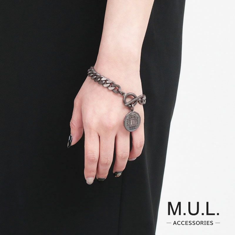 MUL A013 タッセルダブルEチェーンブレスレット　ショート バングル・ブレスレット | jolisac