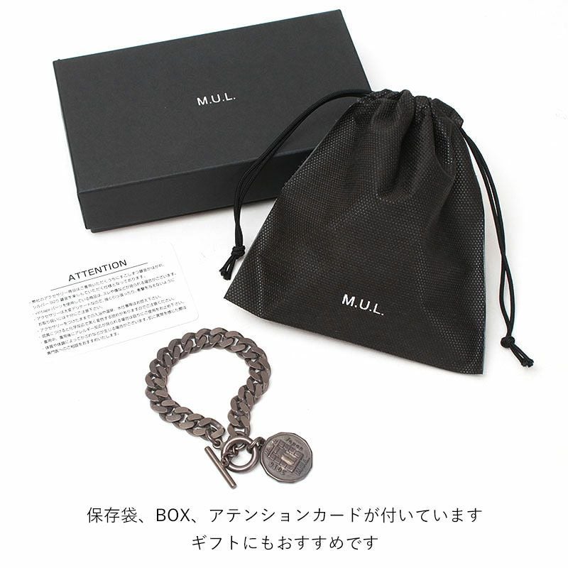 1st コレクション M.U.L. エムユーエル コインチェーンブレスレット