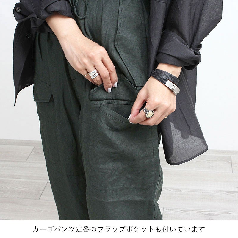 TICCA ティッカ リネンカーゴパンツ TBFS-406 | jolisac