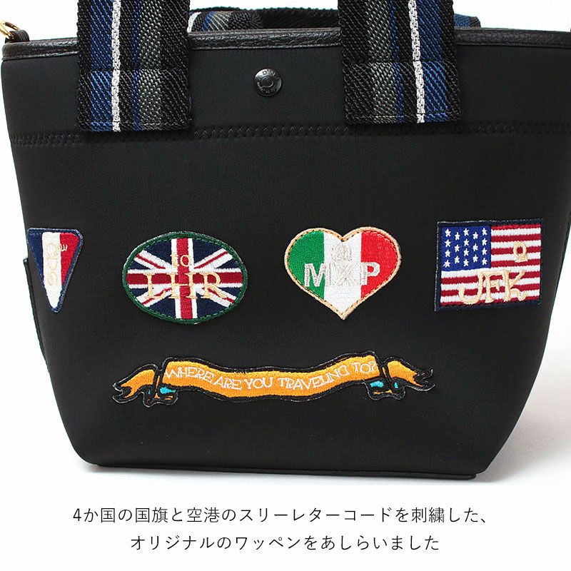 ADMJ マジックライト フラッグワッペンデイリートート20cm 25SA01016