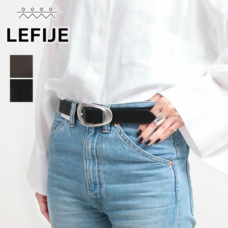 レフィエ ベルト シルバーバックル M4736a LEFIJE | jolisac