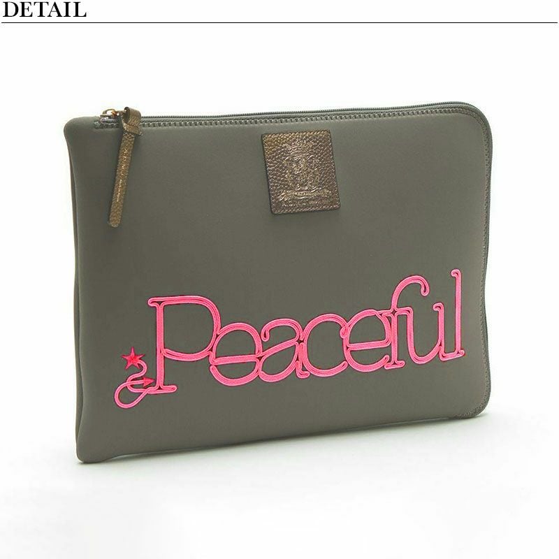ADMJ マジックライト コード刺繍 PEACEFULポーチセット 26AW01035 ADMJ マジックライト コード刺繍 PEACEFULポーチセット 26AW01035