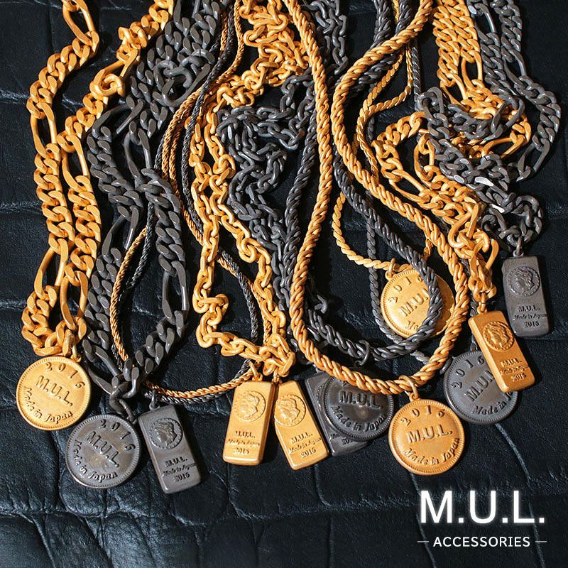 【M.U.L.】A035マットゴールド チェーンブレスレット ダイヤ入新品未使用 1st コレクション M.U.L. エムユーエル ダイヤモンド マンテルC