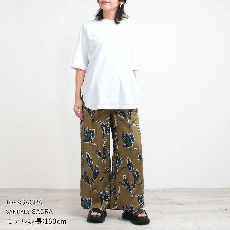 SACRA サクラ FLORAパンツ 25FALL 125519112 | jolisac