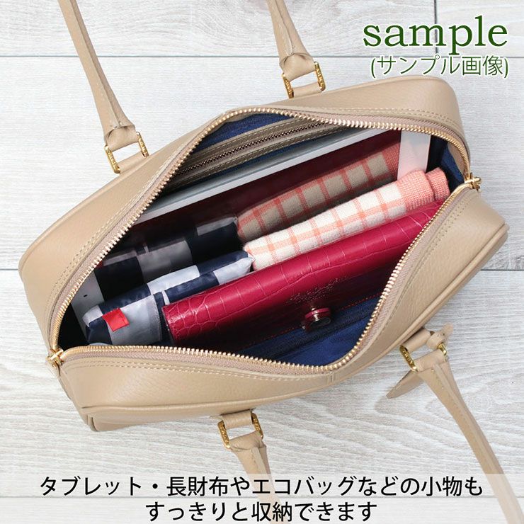 ADMJ ボストンバッグ 牛革シュリンク ACS01140J CHAMPAGNE | jolisac