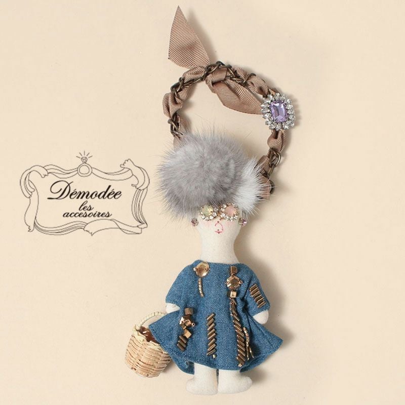 DEMODEE バッグチャーム DOLL BELL | jolisac