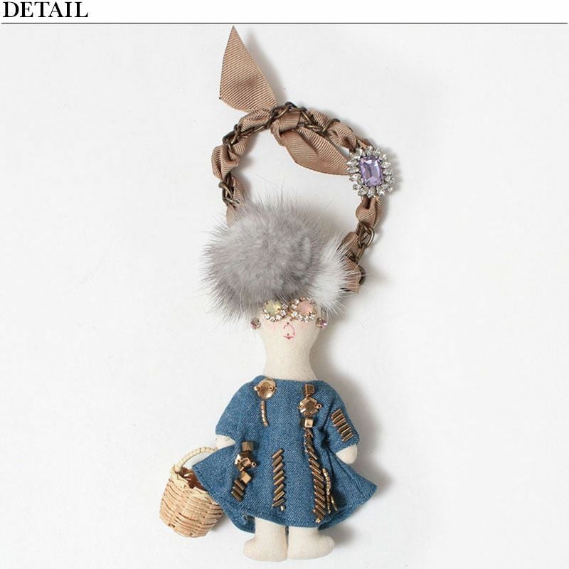DEMODEE バッグチャーム DOLL BELL | jolisac