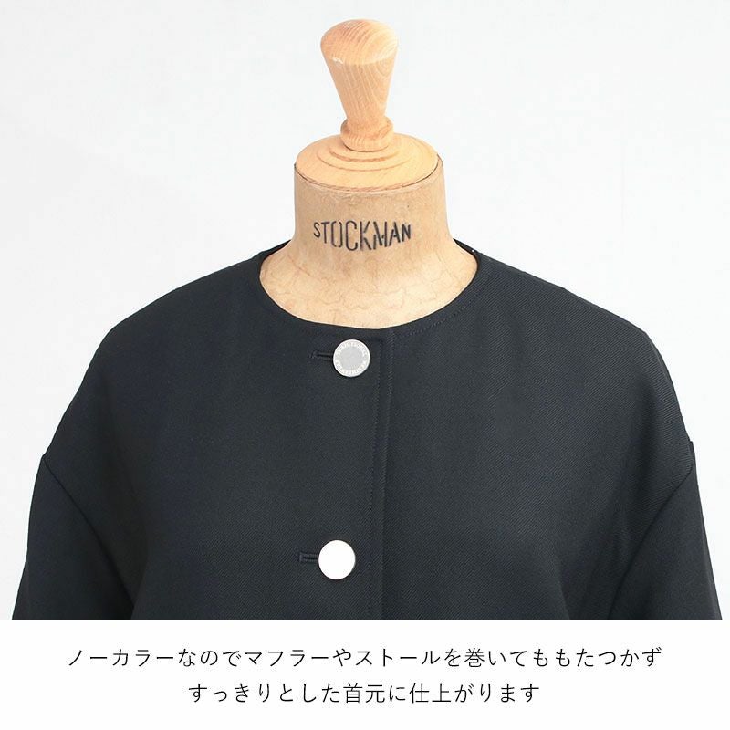 TRADITIONAL WEATHERWEAR アウター LINTON ショート丈 ノーカラー