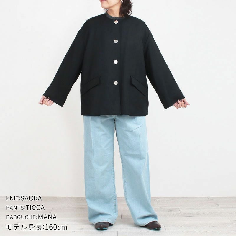 TRADITIONAL WEATHERWEAR アウター LINTON ショート丈 ノーカラー
