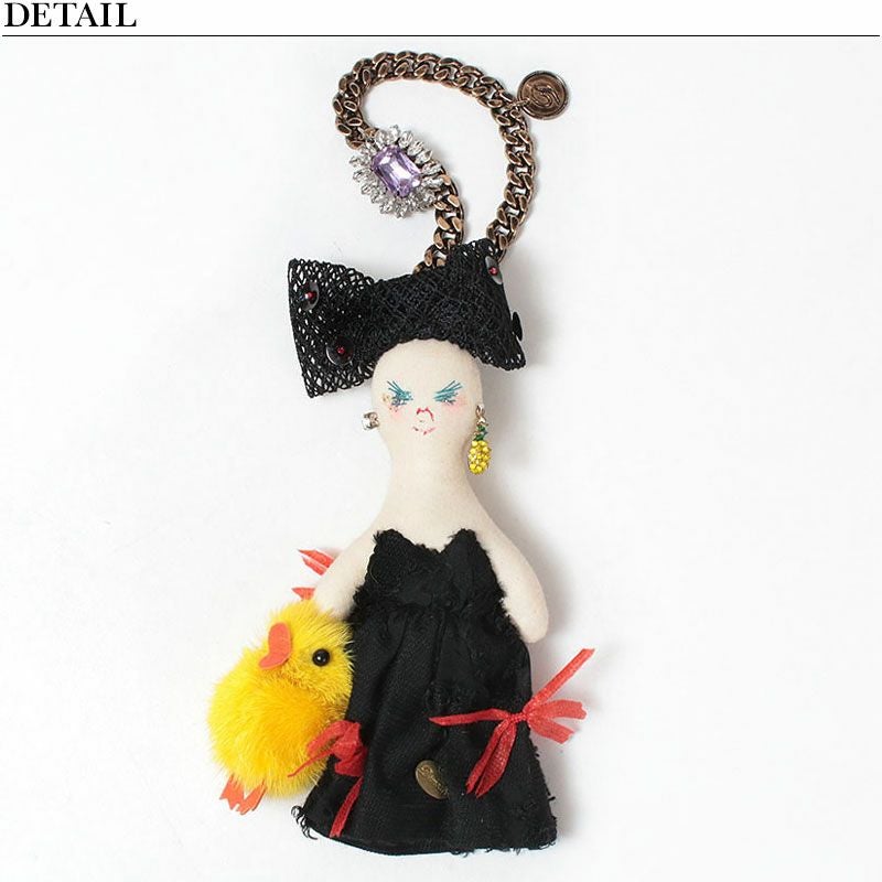 DEMODEE バッグチャーム DOLL ARIA | jolisac