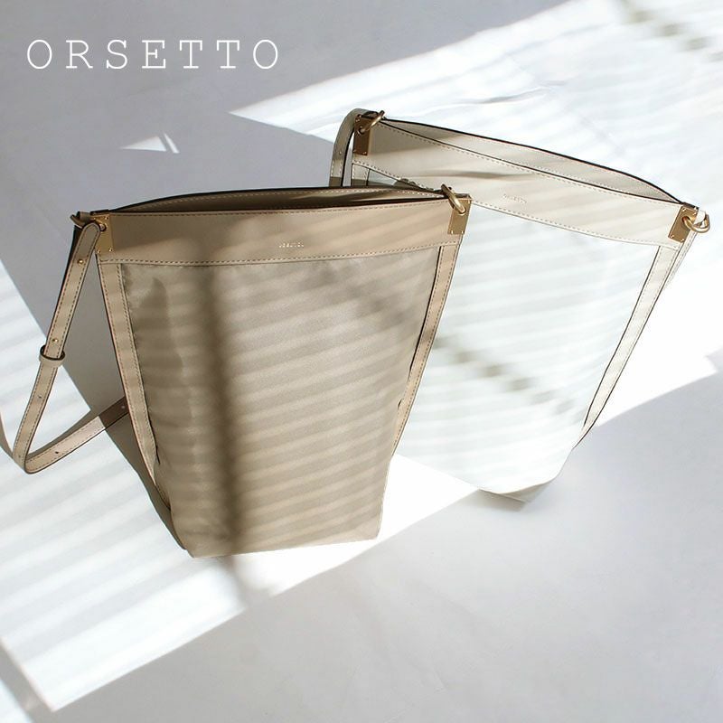 【ORSETTO】 ナイロンストラップショルダー新品未使用 ORSETTO オルセット RACCOLTO ナイロンショルダー 01-161/2-01 | jolisac