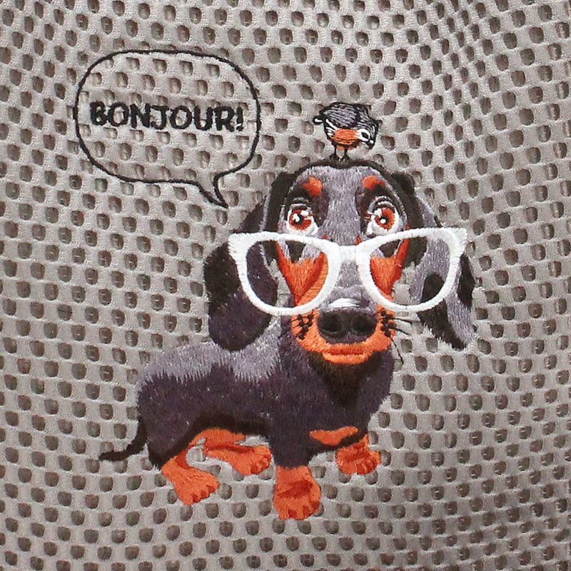 刺繍ディテール