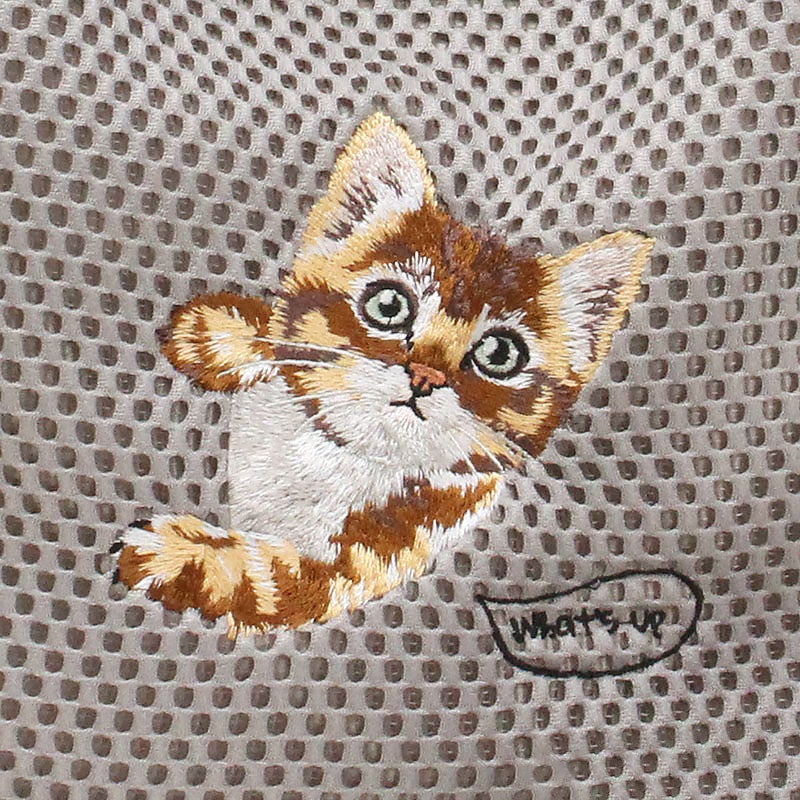 刺繍ディテール