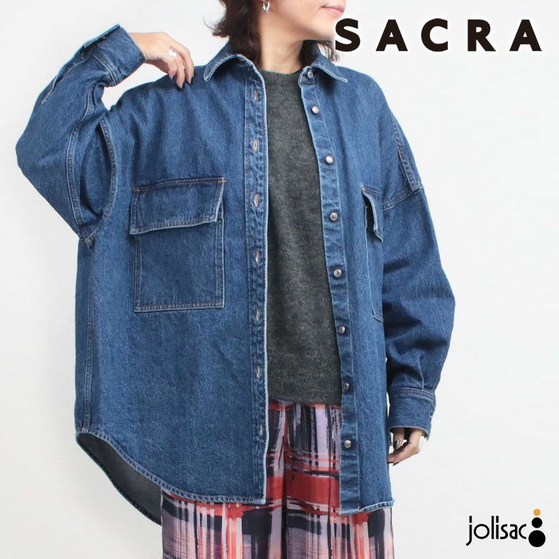 SACRA サクラ AUTHENTICデニムシャツジャケット 125609071 | jolisac