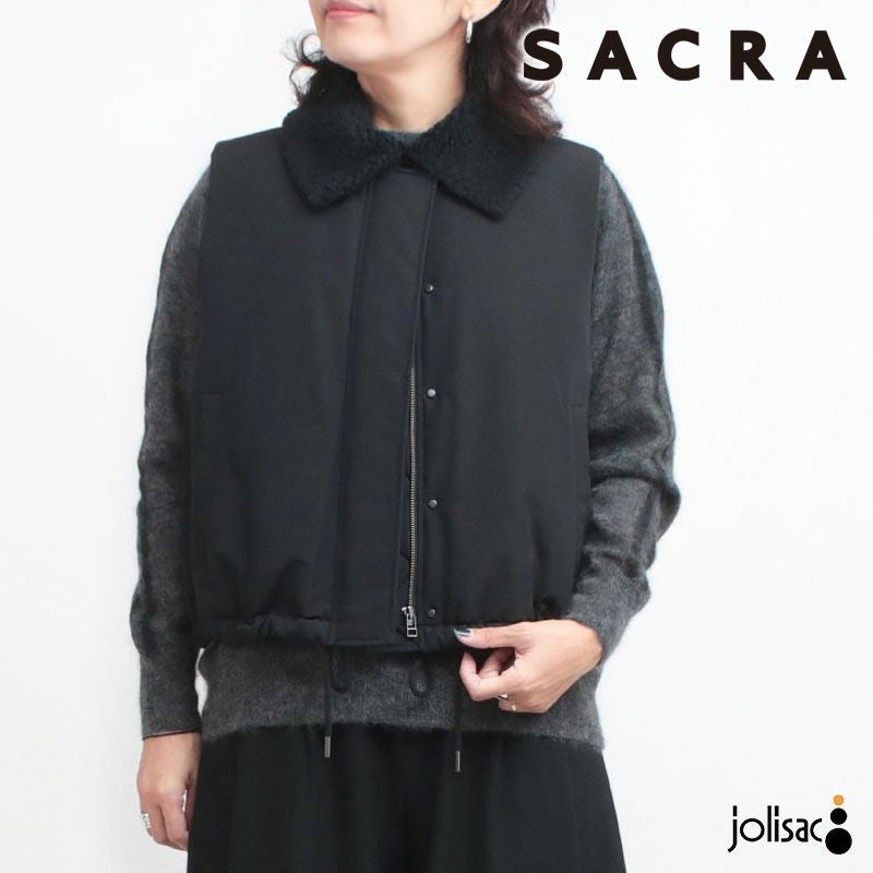 SACRA サクラ パディングハイカウントタッサーベスト 125605061 | jolisac
