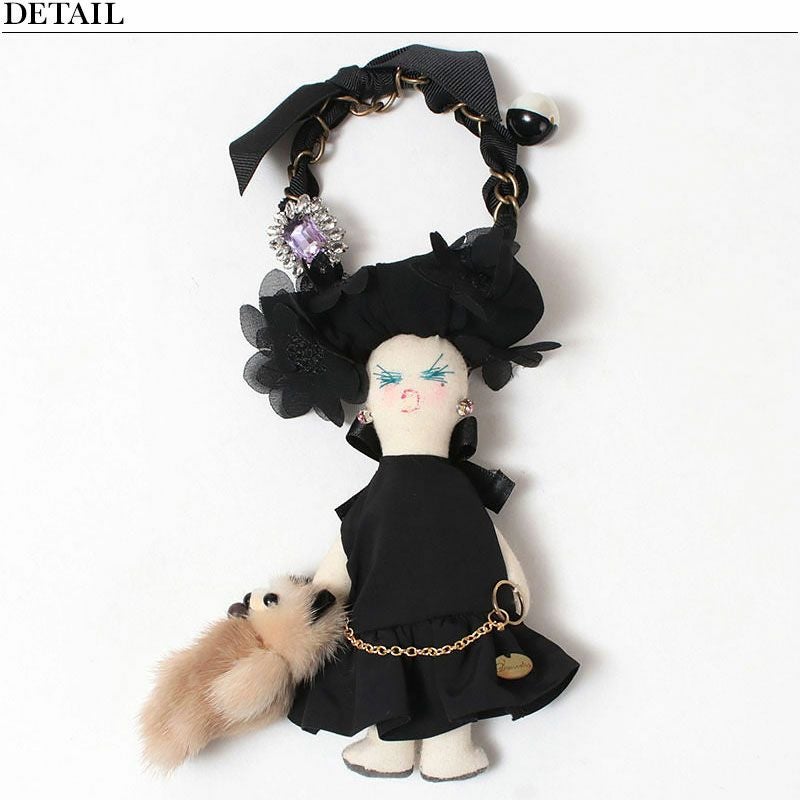 Démodée デモデ 人形 チャーム ビジュー DEMODEE バッグチャーム DOLL JENNY | jolisac