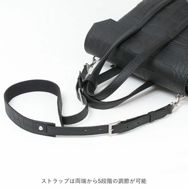 M.U.L. エムユーエル スクエアフラップトートM レザーショルダー MUL