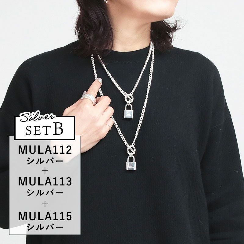 M.U.L. エムユーエル ダイヤモンドプレートBチェーンリング MULA-115