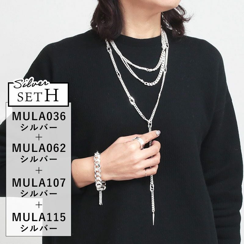 M.U.L. エムユーエル ダイヤモンドプレートBチェーンリング MULA-115