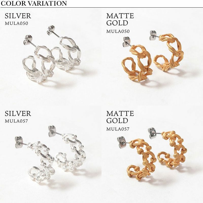 M.U.L. エムユーエル チェーンピアス V2/G MULA-050/057 | jolisac