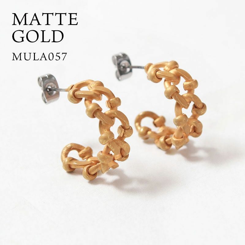 M.U.L. エムユーエル チェーンピアス V2/G MULA-050/057 【クーポン
