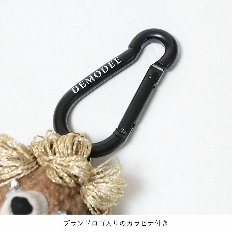 オンライン限定】DEMODEE バッグチャーム 偉人に扮したBEARチャーム