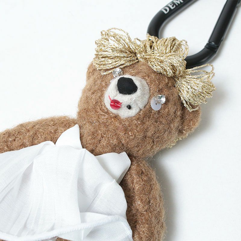 オンライン限定】DEMODEE バッグチャーム 偉人に扮したBEARチャーム