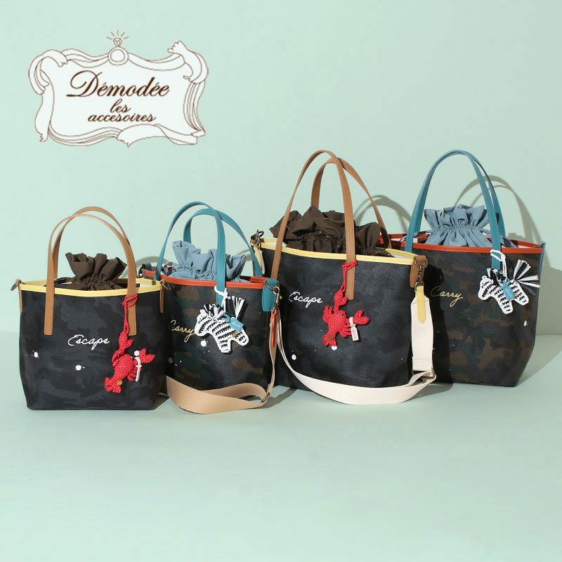 DEMODEE バッグ GENTIL BANDITコラボバッグ チャーム付き | jolisac