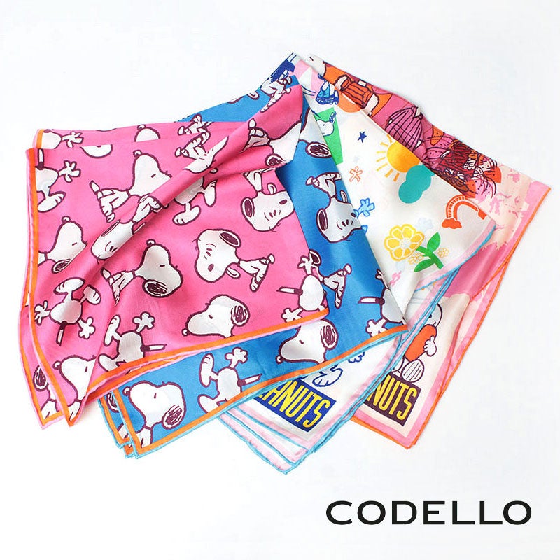 オンライン限定】CODELLO コデロ シルクバンダナ PEANUTS™ | jolisac