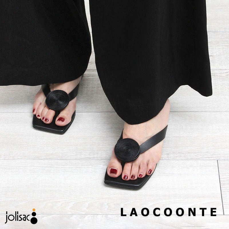 LAOCOONTE ラオコンテ トングサンダル 4cmヒール KYOTO SOFIA | jolisac