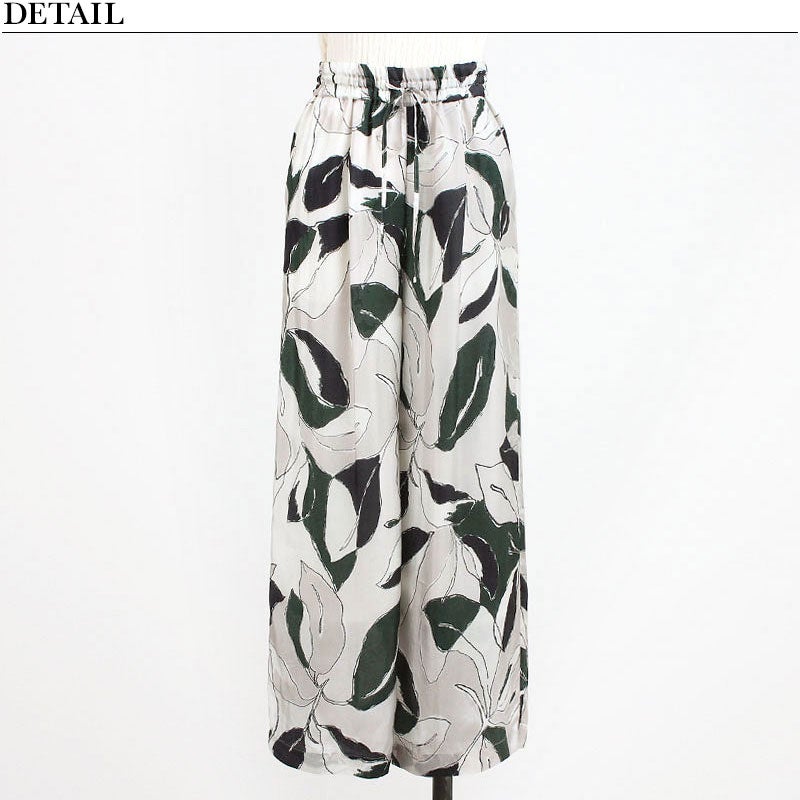 SACRA サクラ MODERN LEAVES PANTS 126213112 | jolisac