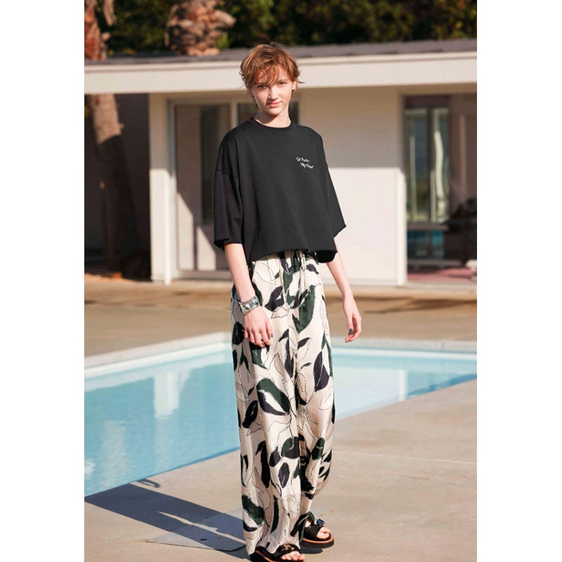 SACRA サクラ MODERN LEAVES PANTS 126213112 | jolisac