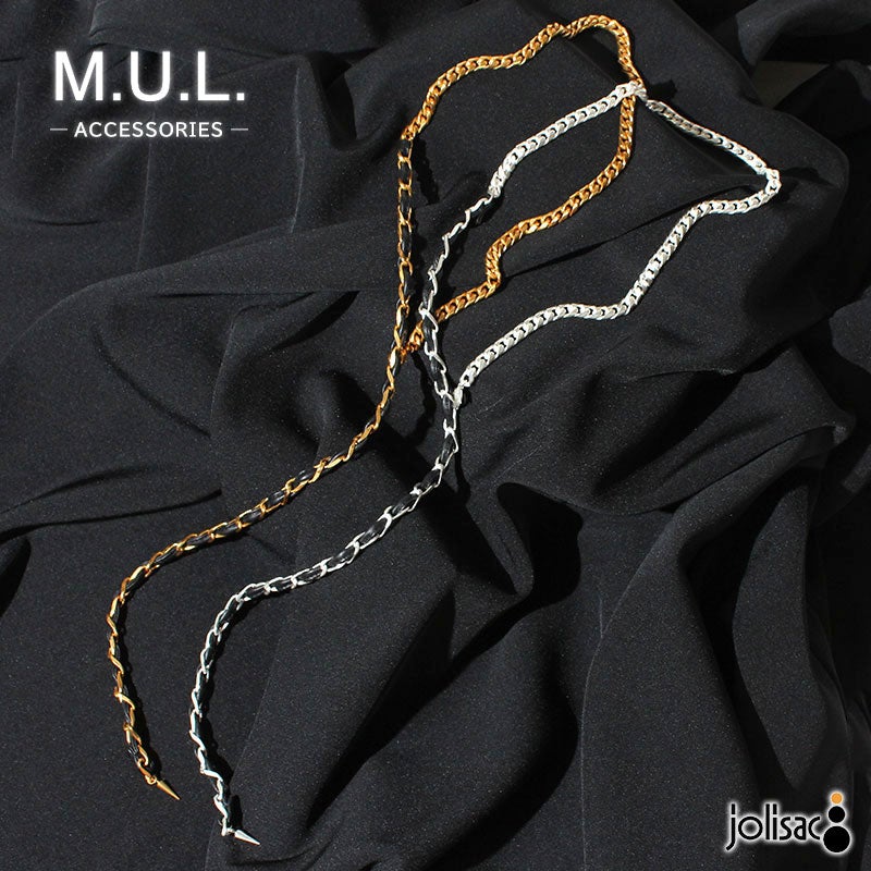 M.U.L. エムユーエルレザーラリエットネックレス MULA-173 【クーポン